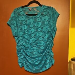Torrid Teal Lace Women’s Top